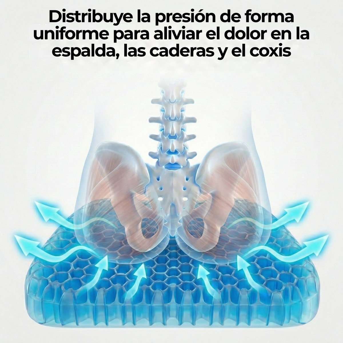 NubeGel™ - Más comodidad cada día, sin cambiar tu silla.